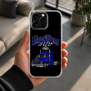 American truck illustration on phone case — Lifestyle