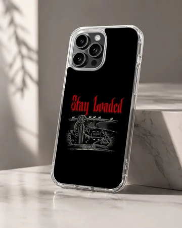 American Truck design with 'Stay Loaded' text on phone case — Hero
