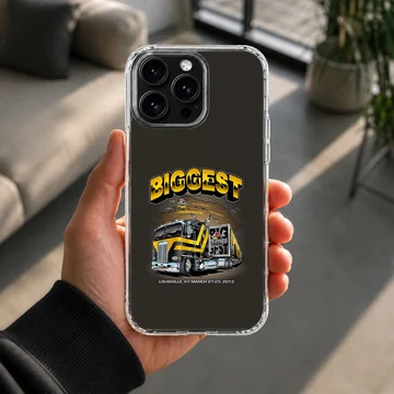 American truck design with bold typography on a phone case. — Lifestyle
