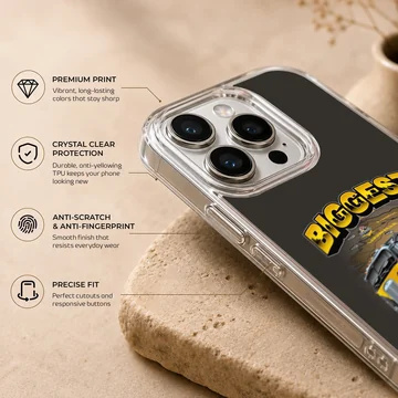American truck design with bold typography on a phone case. — Info