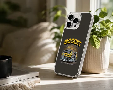 American truck design with bold typography on a phone case. — Lifestyle