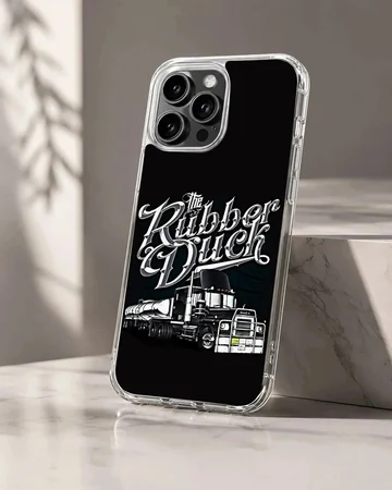 American Truck design with bold typography on phone case