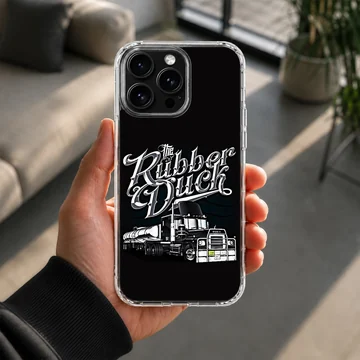 American Truck design with bold typography on phone case — Lifestyle