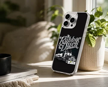 American Truck design with bold typography on phone case — Lifestyle
