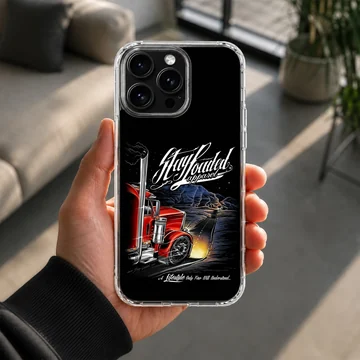 American truck design on a phone case featuring a bold illustration. — Lifestyle