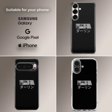Anime Faces manga design on phone case — Collage