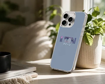 Anime Faces digital illustration on a phone case — Lifestyle