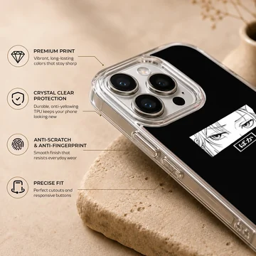 Anime Faces featuring edgy cartoon design phone case — Info