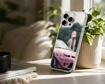 Anime JDM motor sports scene on phone case — Lifestyle