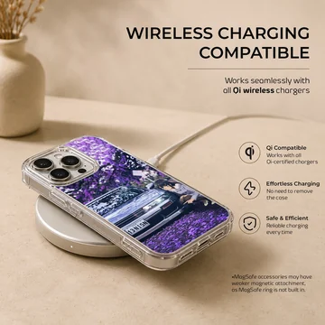 Anime-inspired JDM car with character phone case — Charging