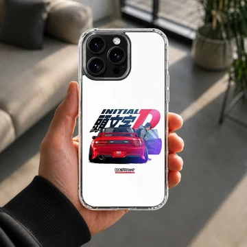 Anime JDM phone case with red car illustration — Lifestyle