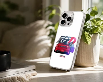 Anime JDM phone case with red car illustration — Lifestyle