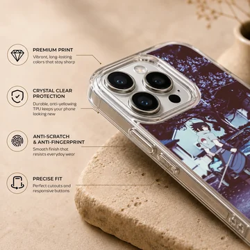 Anime JDM design featuring a dynamic character and car on phone case — Info