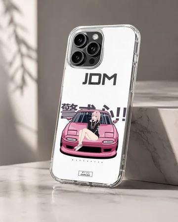 Anime JDM-themed phone case with dynamic car design — Hero