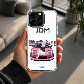 Anime JDM-themed phone case with dynamic car design — Lifestyle