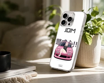 Anime JDM-themed phone case with dynamic car design — Lifestyle