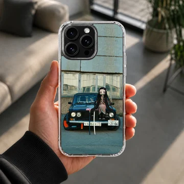 Anime JDM car with character phone case — Lifestyle