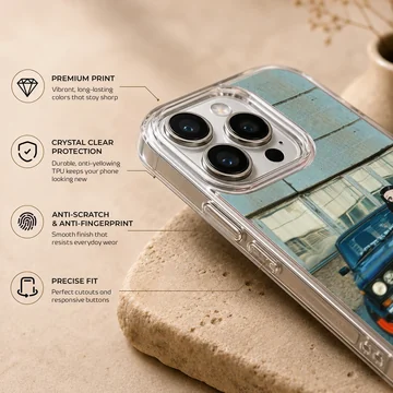 Anime JDM car with character phone case — Info