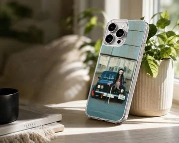 Anime JDM car with character phone case — Lifestyle