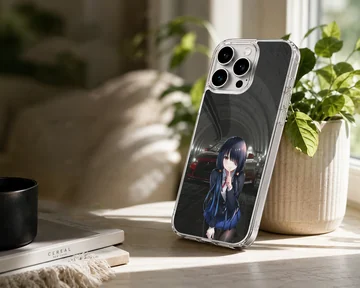 Anime JDM illustration with car in tunnel phone case — Lifestyle