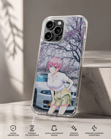 Anime JDM phone case with car and character design — Specs