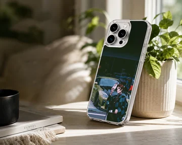 Dynamic anime JDM car scene phone case with character illustration. — Lifestyle
