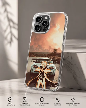 Anime character and JDM car design phone case — Specs