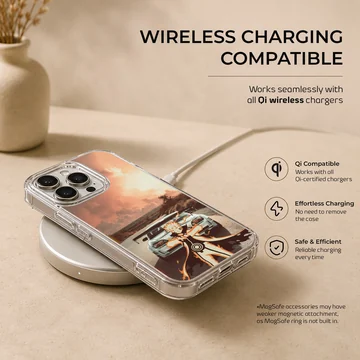 Anime character and JDM car design phone case — Charging