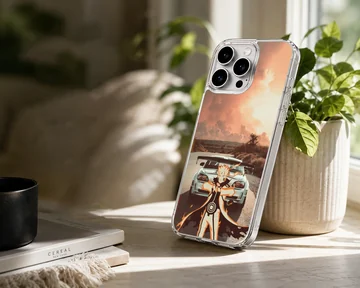Anime character and JDM car design phone case — Lifestyle