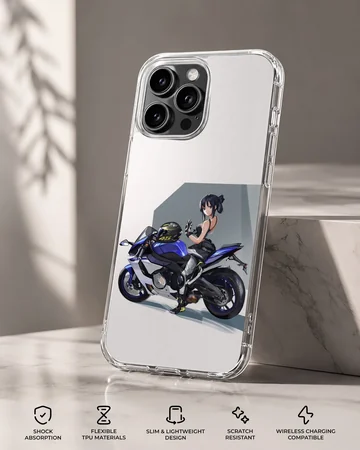 Anime motorcycle with dynamic illustration on phone case — Specs