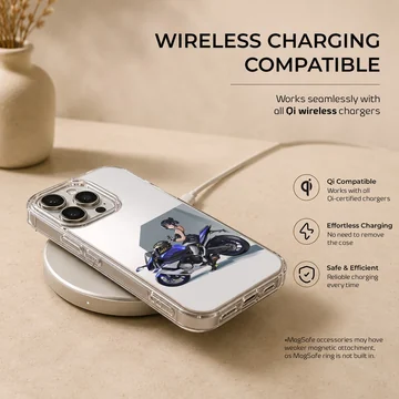 Anime motorcycle with dynamic illustration on phone case — Charging