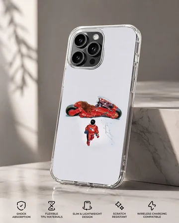Anime motorcycle with dynamic rider phone case — Specs