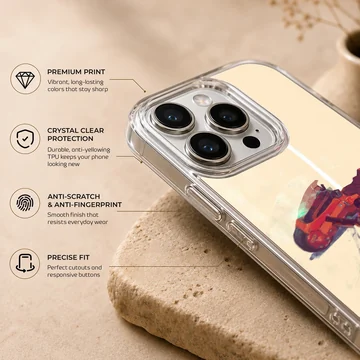 Anime motorcycle design with rider on phone case — Info