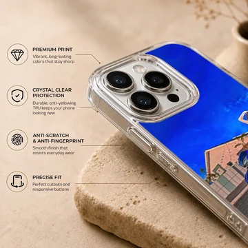 Dynamic anime motorcycle illustration on phone case — Info