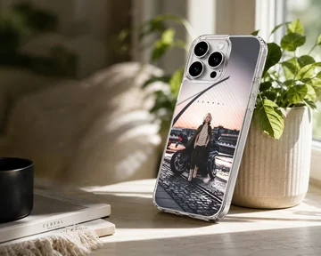 Anime motorcycle illustration on phone case — Lifestyle