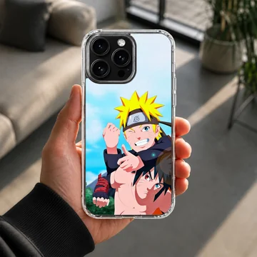 Anime N201 Hero characters on phone case — Lifestyle