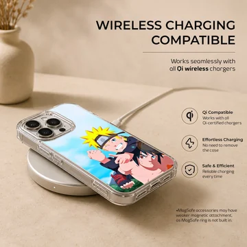 Anime N201 Hero characters on phone case — Charging
