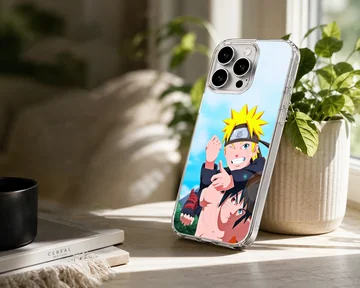 Anime N201 Hero characters on phone case — Lifestyle