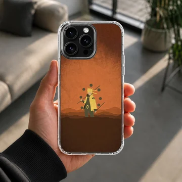 Anime-inspired dynamic illustration on phone case — Lifestyle