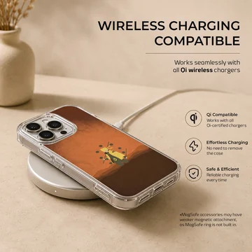 Anime-inspired dynamic illustration on phone case — Charging