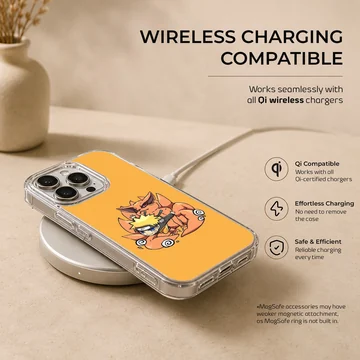 Anime N303 illustration with characters on phone case — Charging