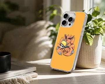 Anime N303 illustration with characters on phone case — Lifestyle