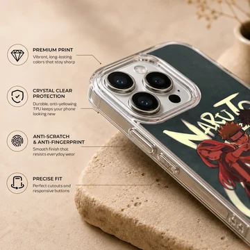 Dynamic anime characters in bold colors, Anime N501 phone case — Info