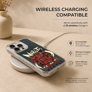 Dynamic anime characters in bold colors, Anime N501 phone case — Charging