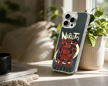 Dynamic anime characters in bold colors, Anime N501 phone case — Lifestyle