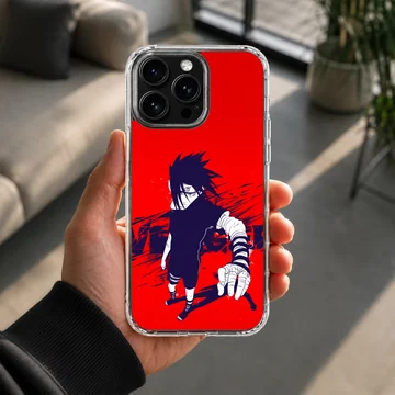 Phone case with anime hero on bold red background. — Lifestyle