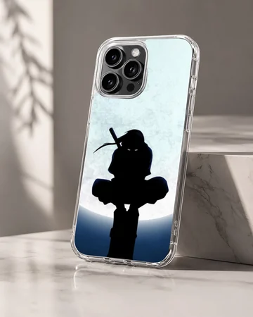 Anime N702 phone case with heroic silhouette illustration — Hero
