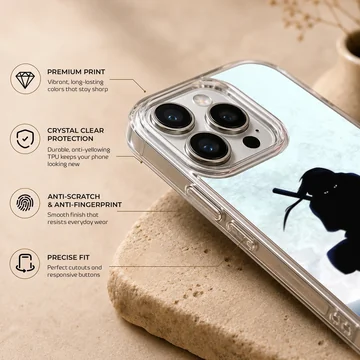 Anime N702 phone case with heroic silhouette illustration — Info