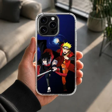 Anime phone case with heroic characters in action — Lifestyle