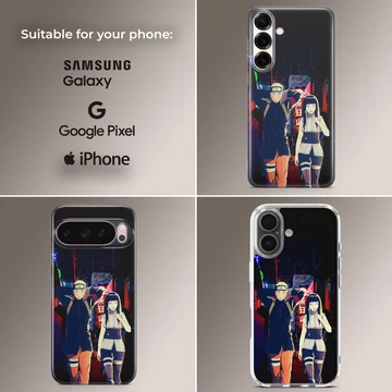 Anime N802 Hero design with characters on phone case — Collage